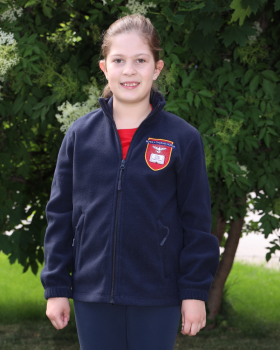 Microfleecejacke mit Logo